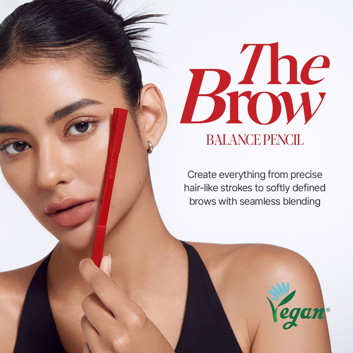 Détail du crayon à sourcils Espoir avec texture et couleur