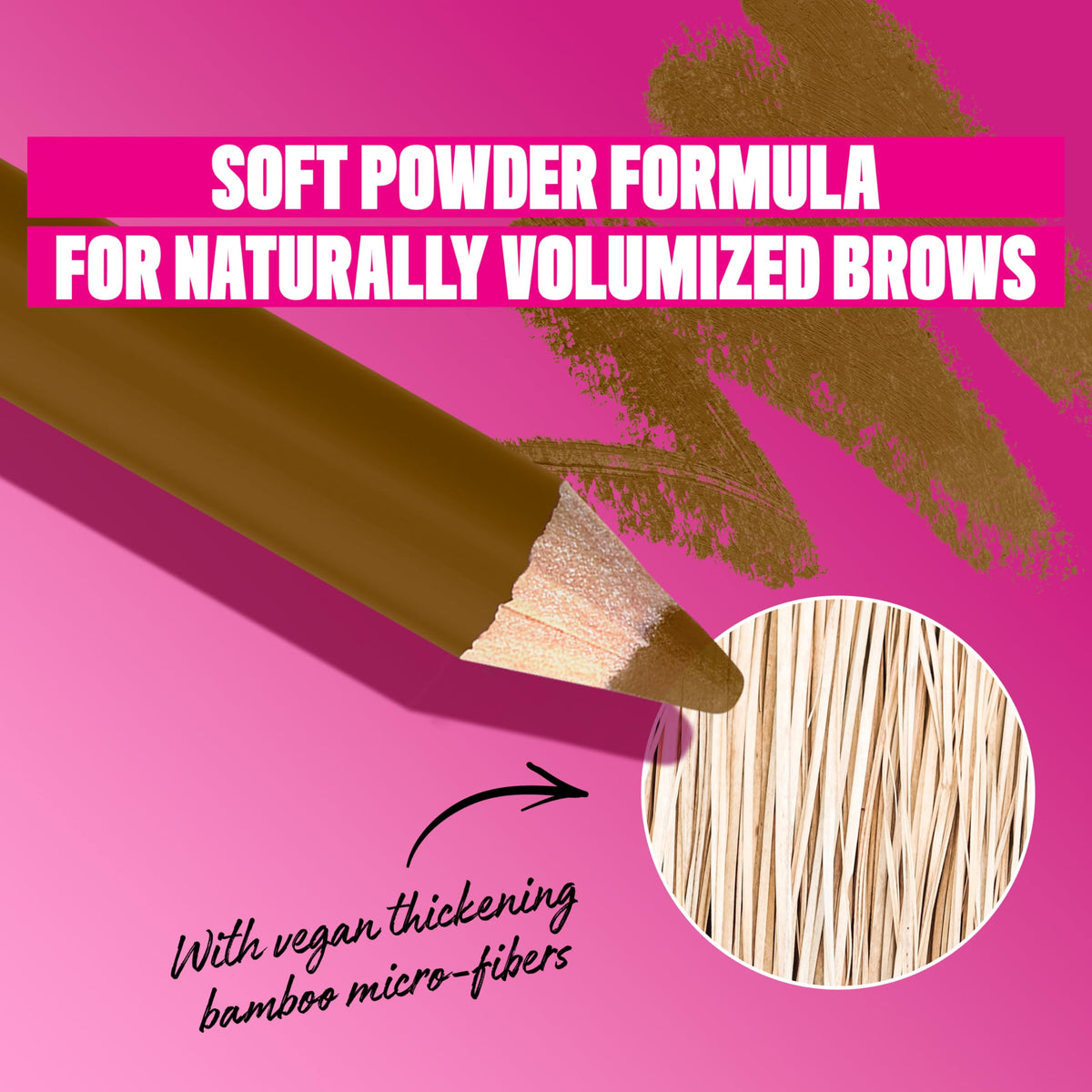 Détail du crayon à sourcils NYX avec goupillon
