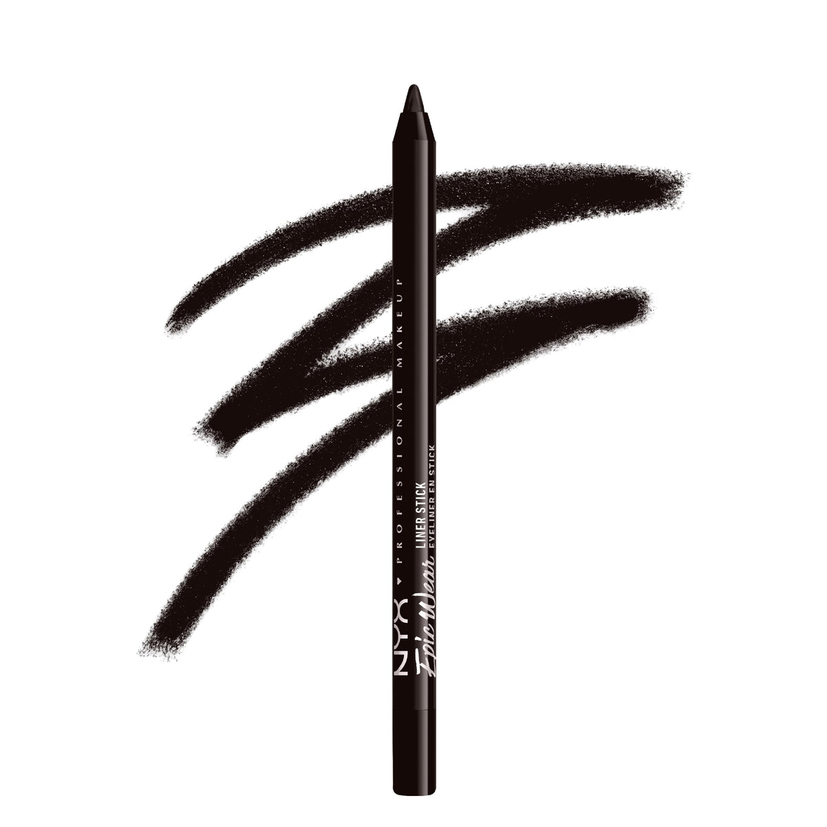 Détail du crayon eyeliner NYX Epic Wear Burnt Sienna, pointe et couleur
