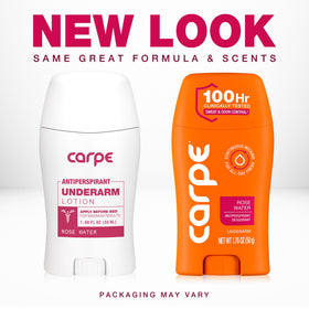 Détail du déodorant Carpe Eau de Rose avec applicateur