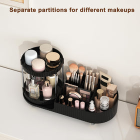Détail du design moderne de l'organisateur de maquillage Jywantful
