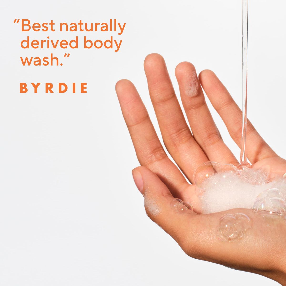 Détail du distributeur du gel douche Native 36 oz