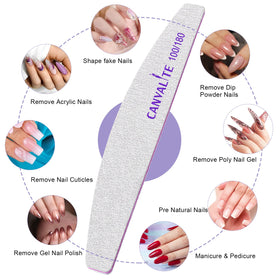 Détail du fichier à ongles CANVALITE 180 grit