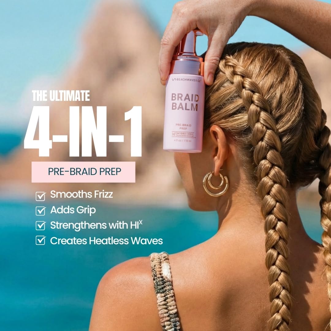 Détail du flacon Braid Balm Beachwaver