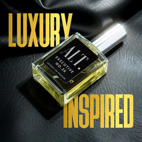 Détail du flacon d'ALT. FRAGRANCES Executive No. 26 avec bouchon