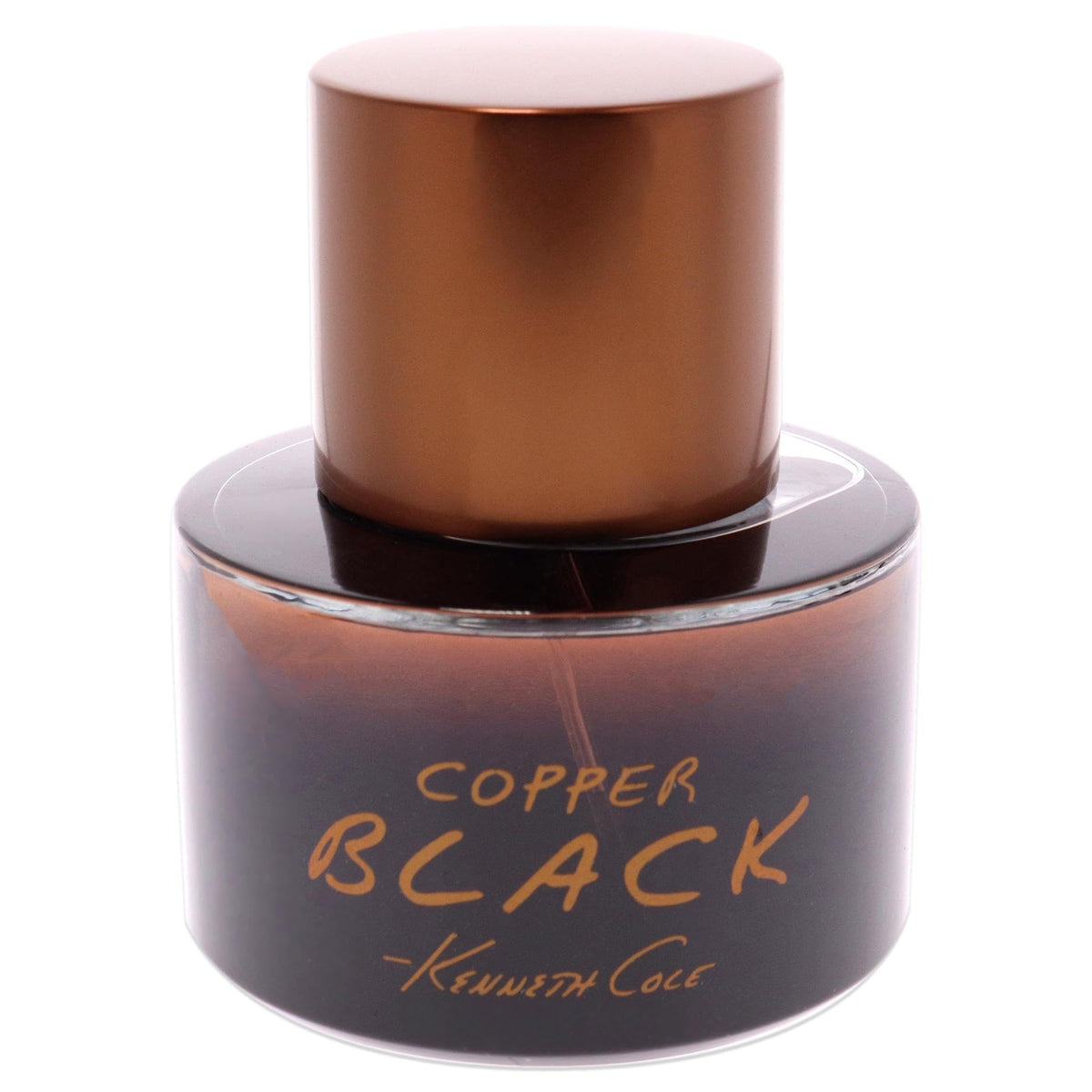 Détail du flacon de l'Eau de Toilette Kenneth Cole Copper Black
