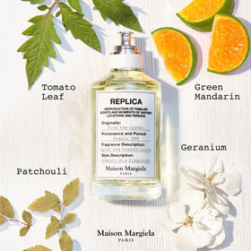 Détail du flacon de Maison Margiela Eau de Toilette From the Garden 100 ml