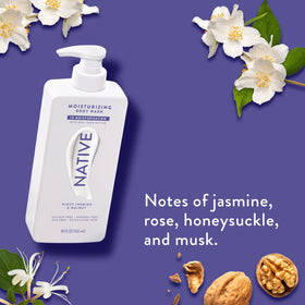 Détail du flacon de Native Gel Douche Hydratant avec pompe