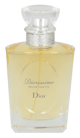 Détail du flacon de parfum Christian Dior Diorissimo