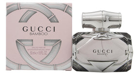 Détail du flacon de parfum Gucci Eau de Toilette Bamboo 75 ml