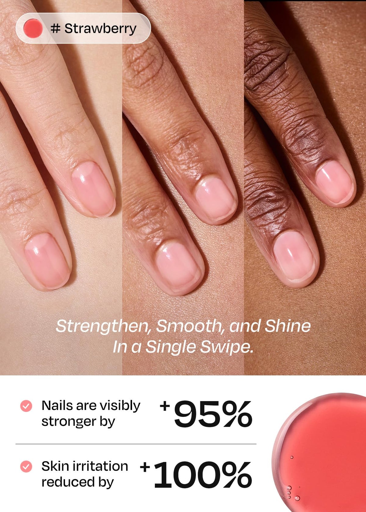 Détail du flacon de Renforceur d'Ongles ohora avec bouchon