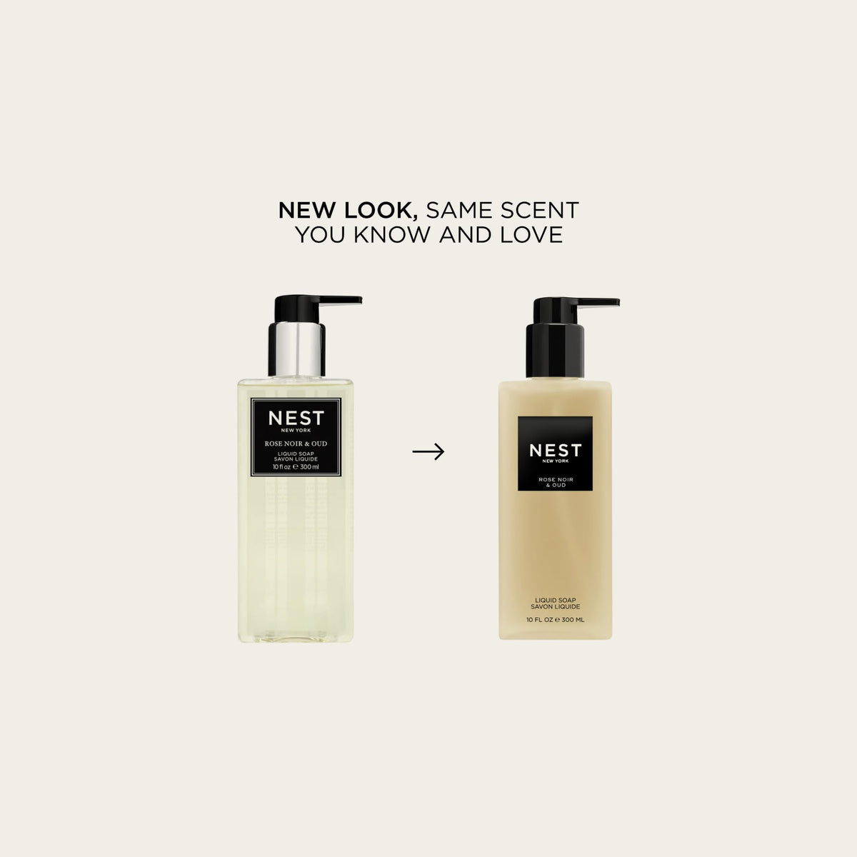 Détail du flacon de savon liquide NEST New York avec pompe