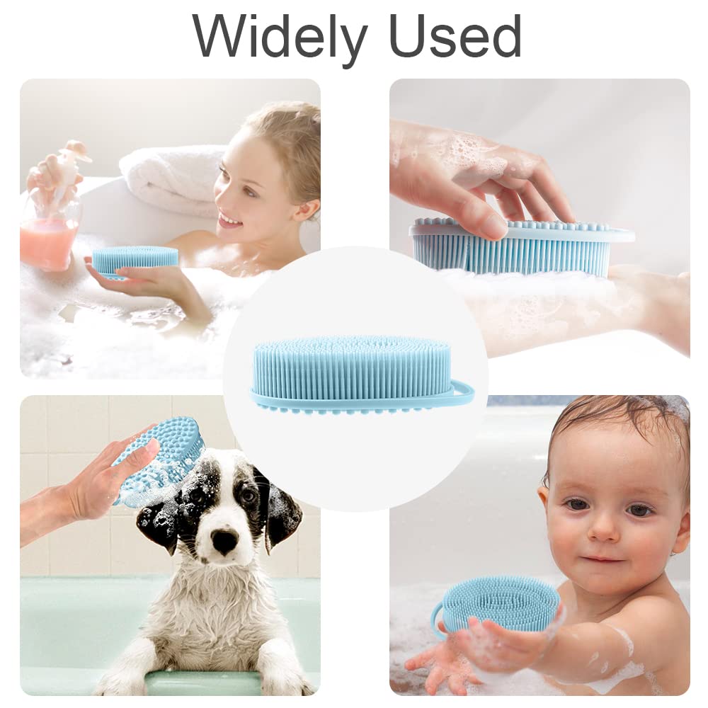 Détail du gant de douche Bsofing avec mousse