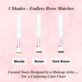 Détail du gel à sourcils brun foncé NORTHERN CROWN COSMETICS