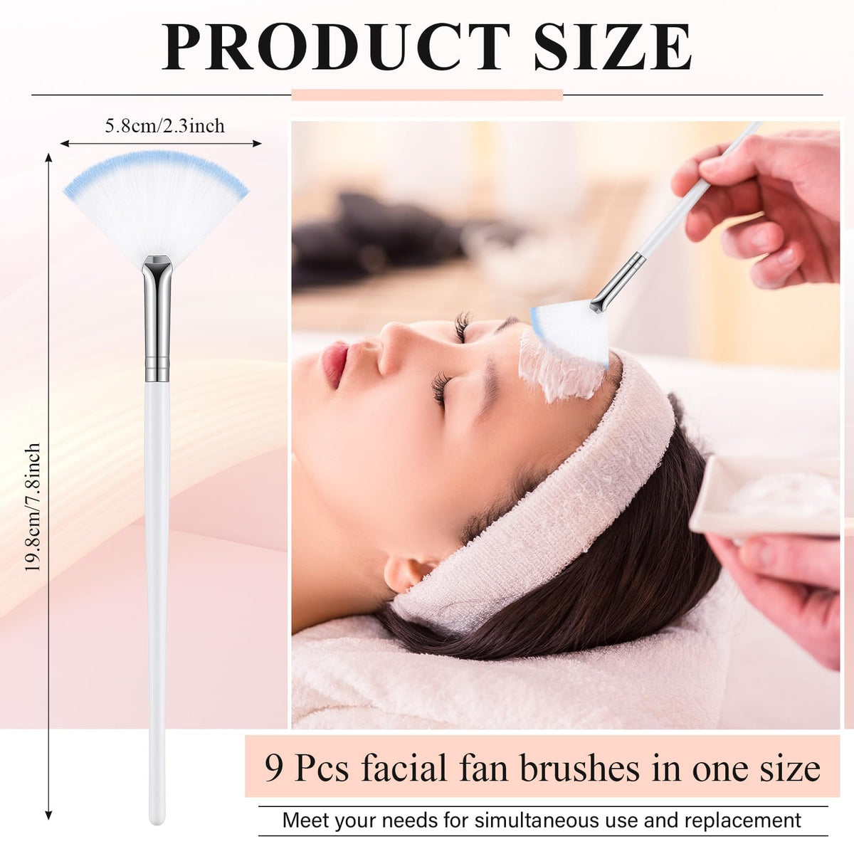 Détail du manche en bois des pinceaux de maquillage Maitys