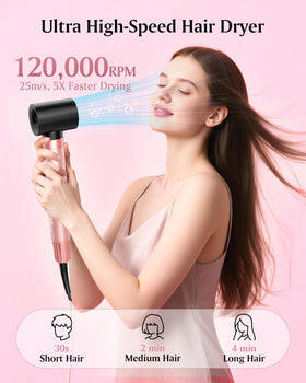 Détail du moteur haute vitesse de la brosse chauffante Brightup