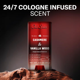Détail du parfum Cashmere et Bois de Vanille de Old Spice