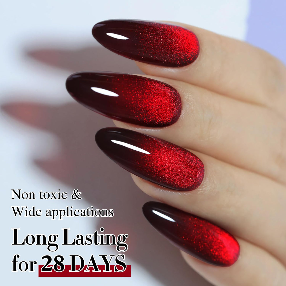 Détail du pinceau de vernis gel Cat Eye Double Rhythm
