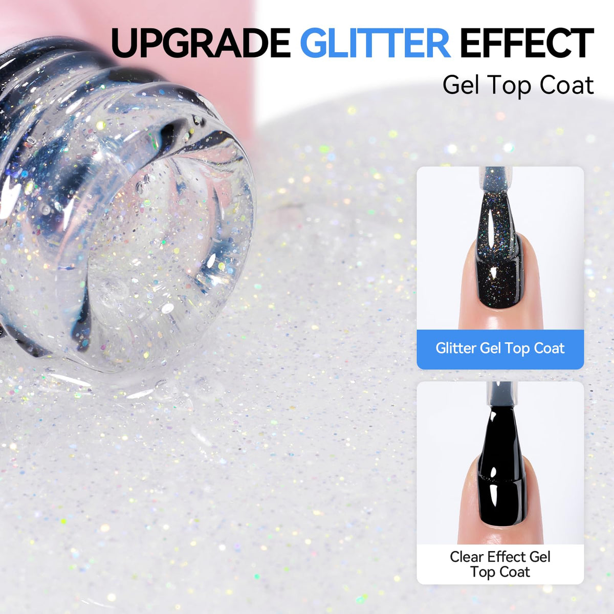 Détail du pinceau large du top coat Makartt pour une application facile