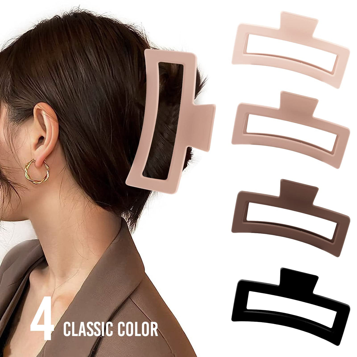Détail du ressort des clips à cheveux ZYTJ XL