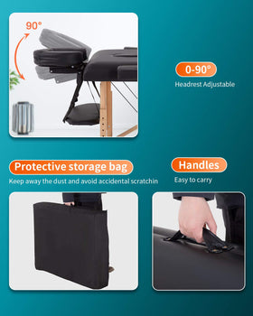 Détail du revêtement en cuir PVC de la table de massage BestMassage