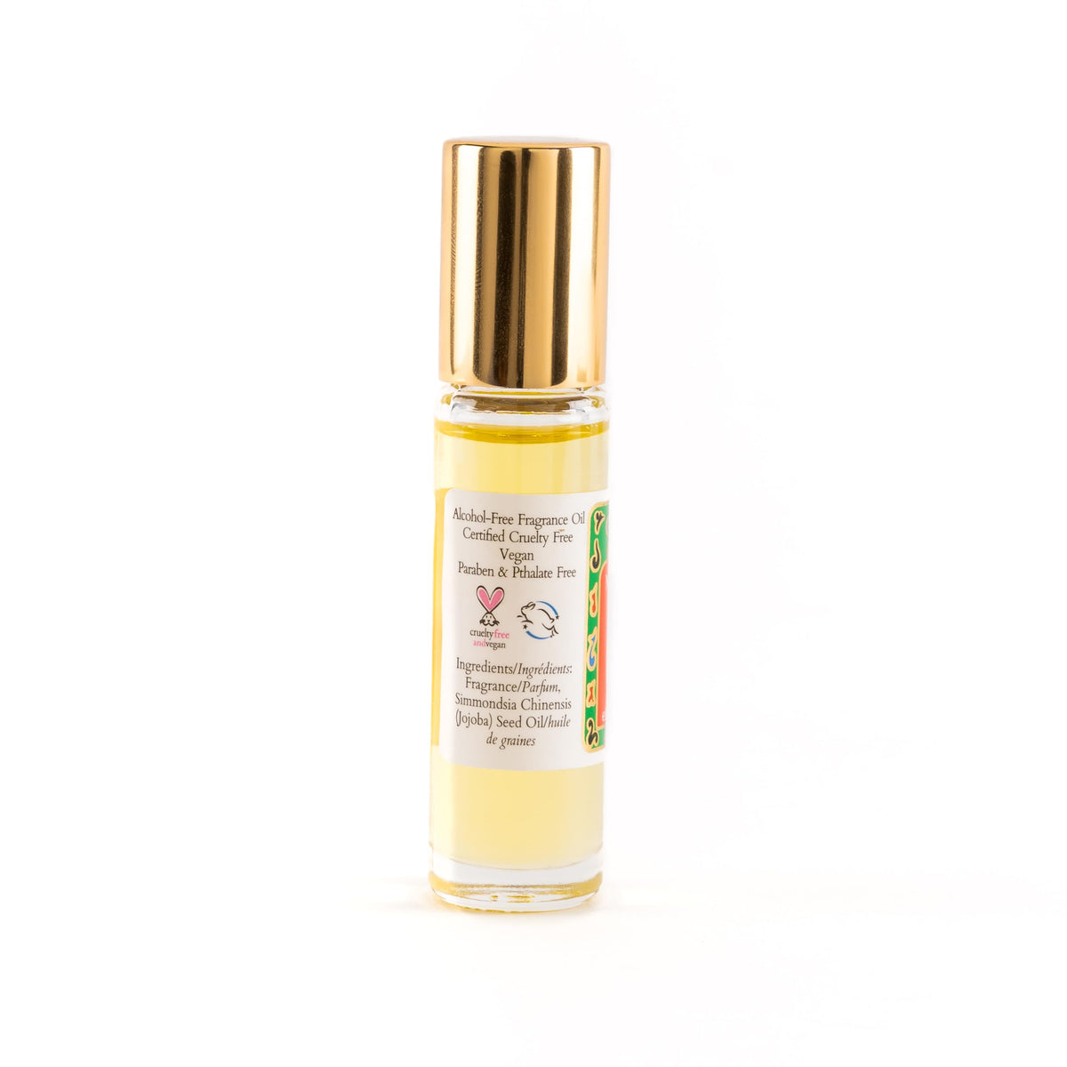 Détail du rouleau de l'huile de parfum Narcisse Nemat 10 ml
