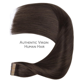 Détail du ruban adhésif des extensions de cheveux Wennalife