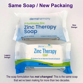 Détail du savon médicamenteux Dermaharmony 4 oz