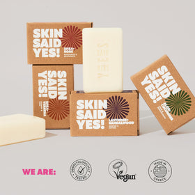 Détail du savon Skin Said Yes, texture crémeuse