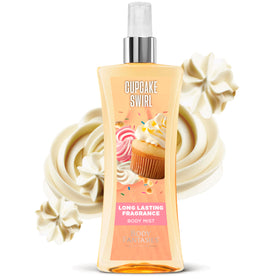 Détail du spray Body Fantasies Cupcake Swirl avec vaporisateur