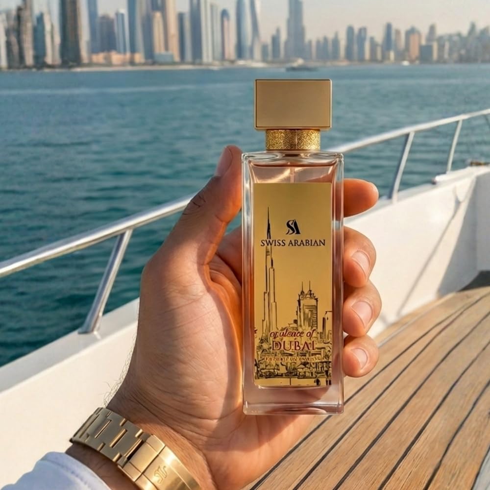 Détail du spray d'Opulence de Dubai Swiss Arabian