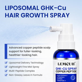 Détail du spray GHK-CU et de son applicateur