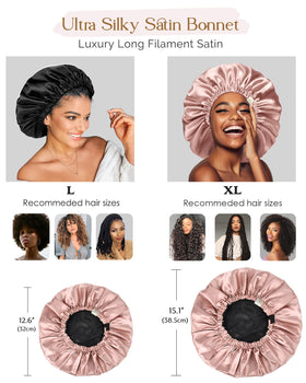 Détail du tissu satin du bonnet YANIBEST