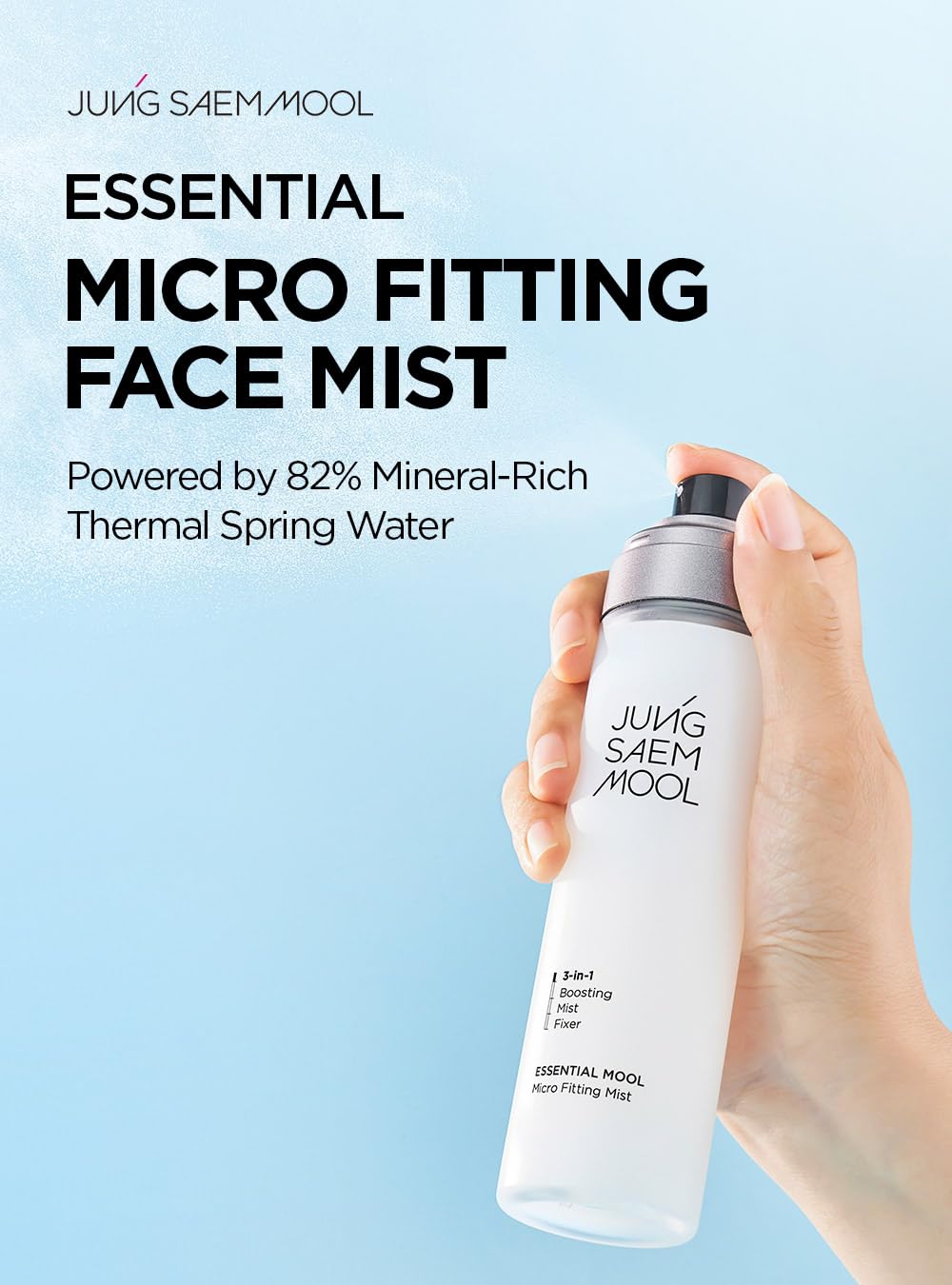 Détail du vaporisateur JUNG SAEM MOOL Essential Mool Micro Fitting Mist