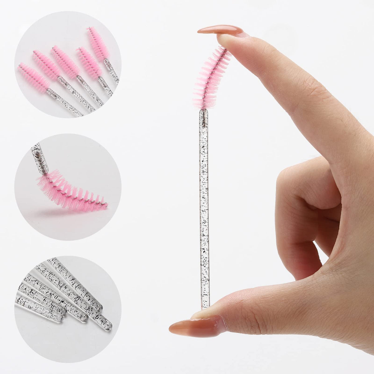 Détail sur la brosse à cils Tbestmax avec tête flexible