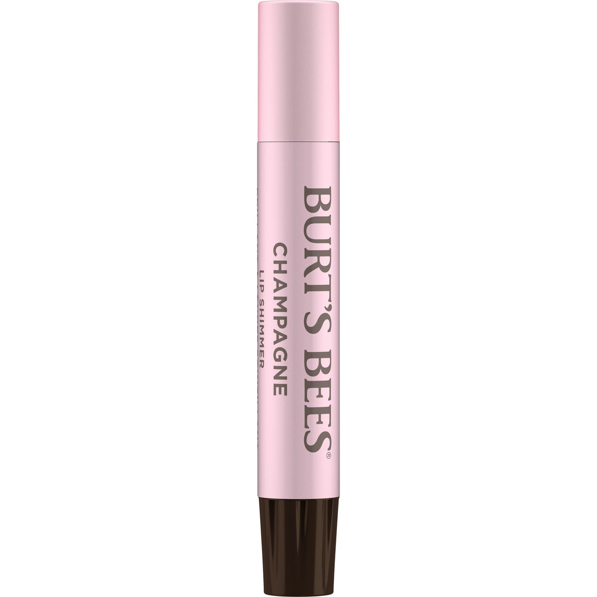 Détail sur le baume à lèvres Burt's Bees Shimmer avec couleur champagne