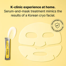 Détails de l'ampoule contenant Niacinamide et Peptides