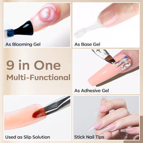 Détails de l'applicateur de la colle à ongles gel Modelones