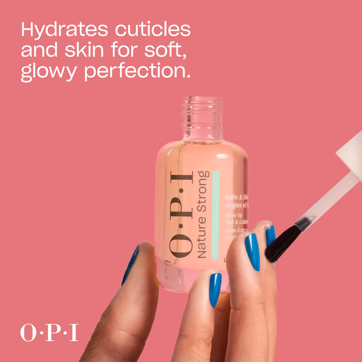 Détails de l'étiquette de l'huile OPI Glow Up