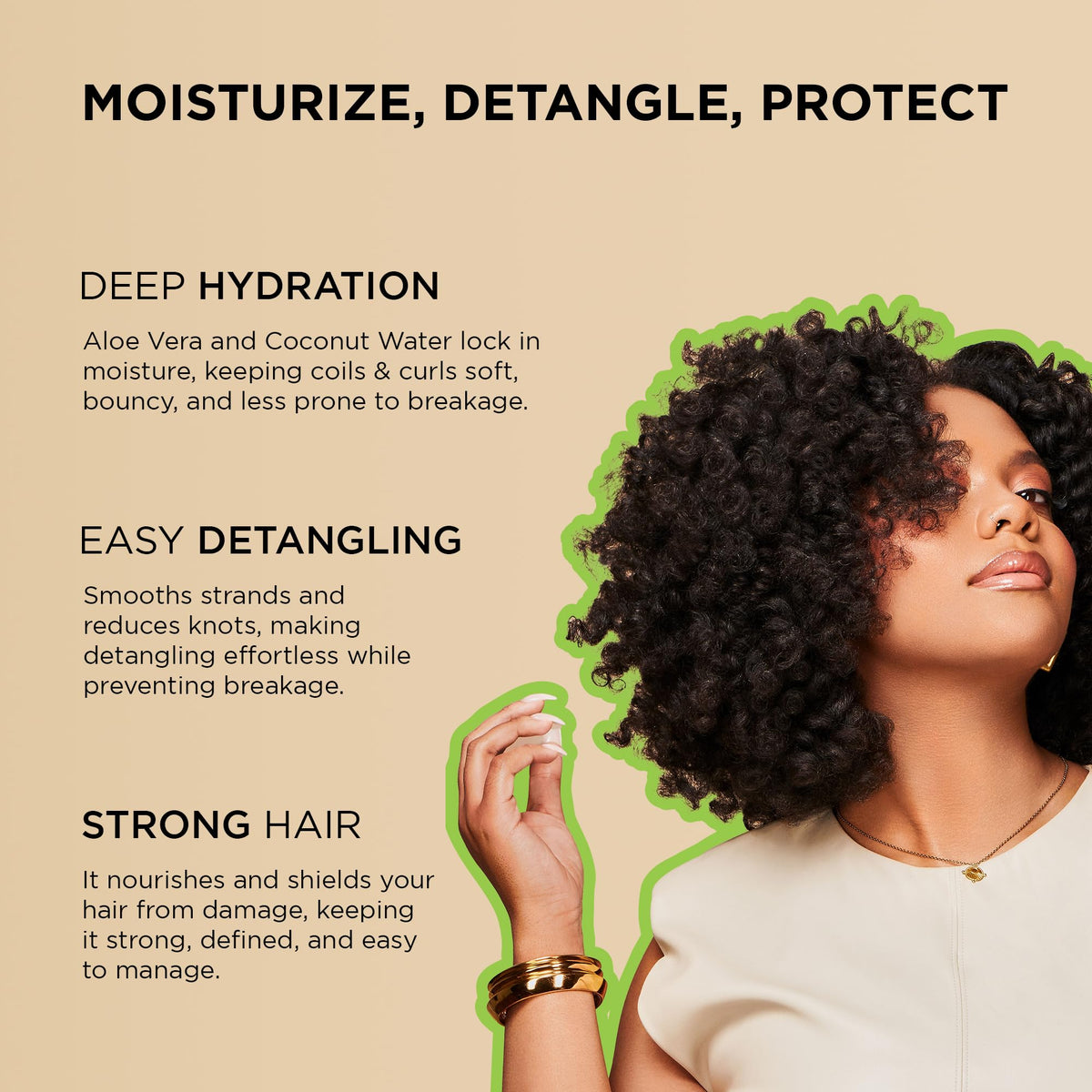 Détails de l'étiquette du pré-shampoing African Pride