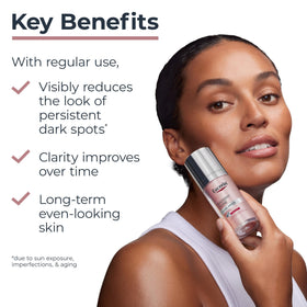 Détails de l'étiquette du sérum Eucerin Radiant Tone