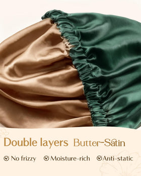 Détails de la bande élastique ajustable du bonnet satin YANIBEST