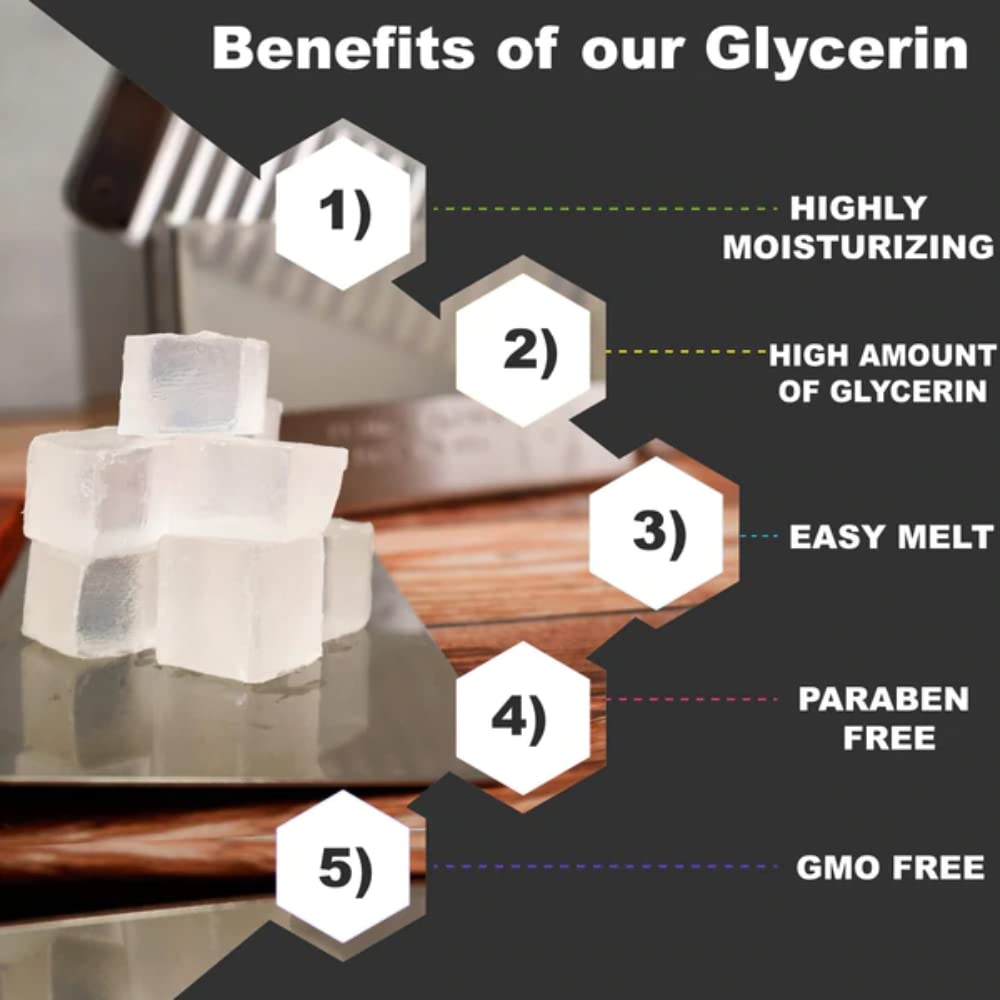 Détails de la base de savon au miel Primal Elements sur une table