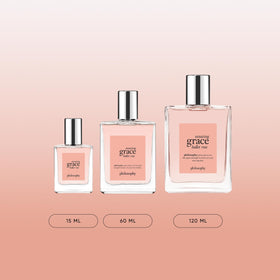 détails de la bouteille d'eau de toilette Amazing Grace Ballet Rose