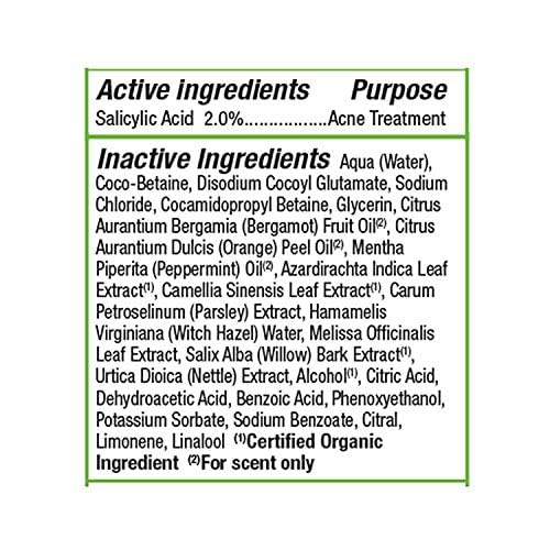 Détails de la bouteille de gel nettoyant Alba Botanica Acnedote 6 oz