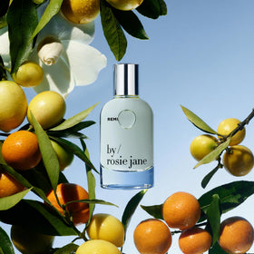 Détails de la bouteille de parfum By Rosie Jane Remi