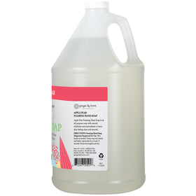 Détails de la bouteille de savon mousse Pomme Poire, 1 gallon
