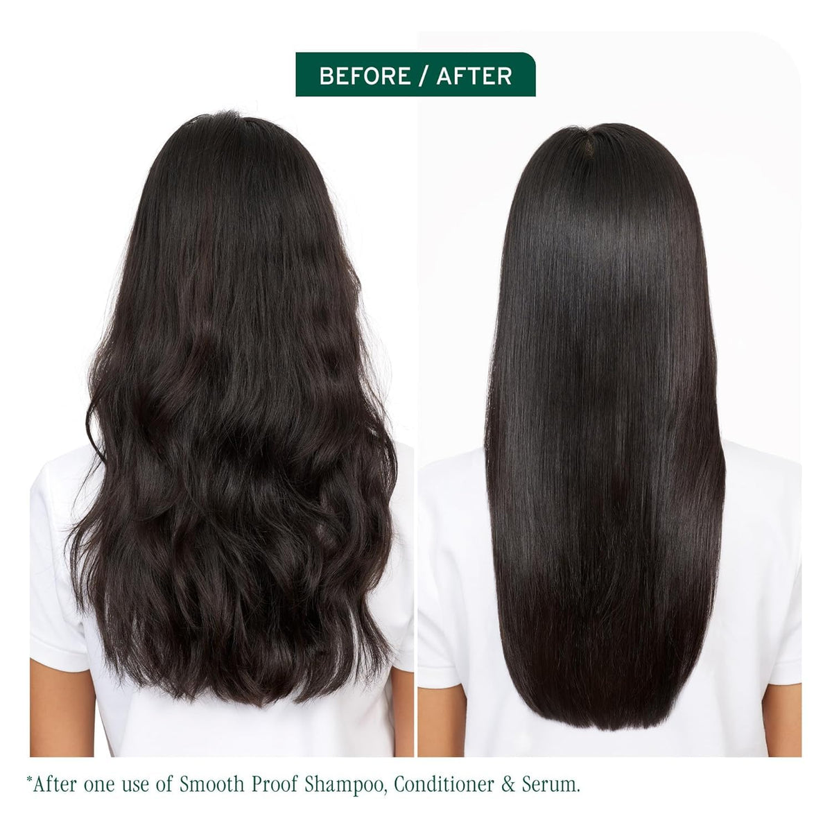 Détails de la bouteille de shampooing Biolage Smooth Proof