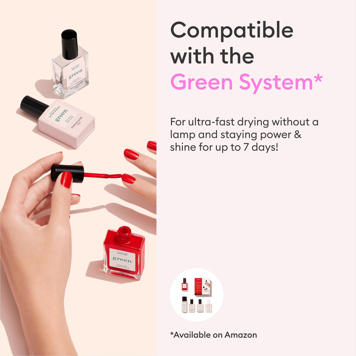 Détails de la bouteille de vernis à ongles Manucurist