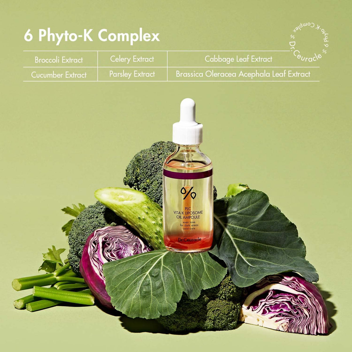 Détails de la bouteille Dr.Ceuracle PLC Vita K Ampoule 50 ml